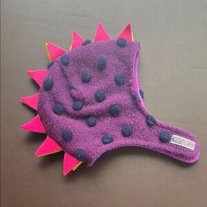 Purple and Pink Kids Dino Hat